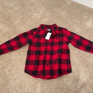 Children’s place flannel button down toddler boy 3T. New with tags.